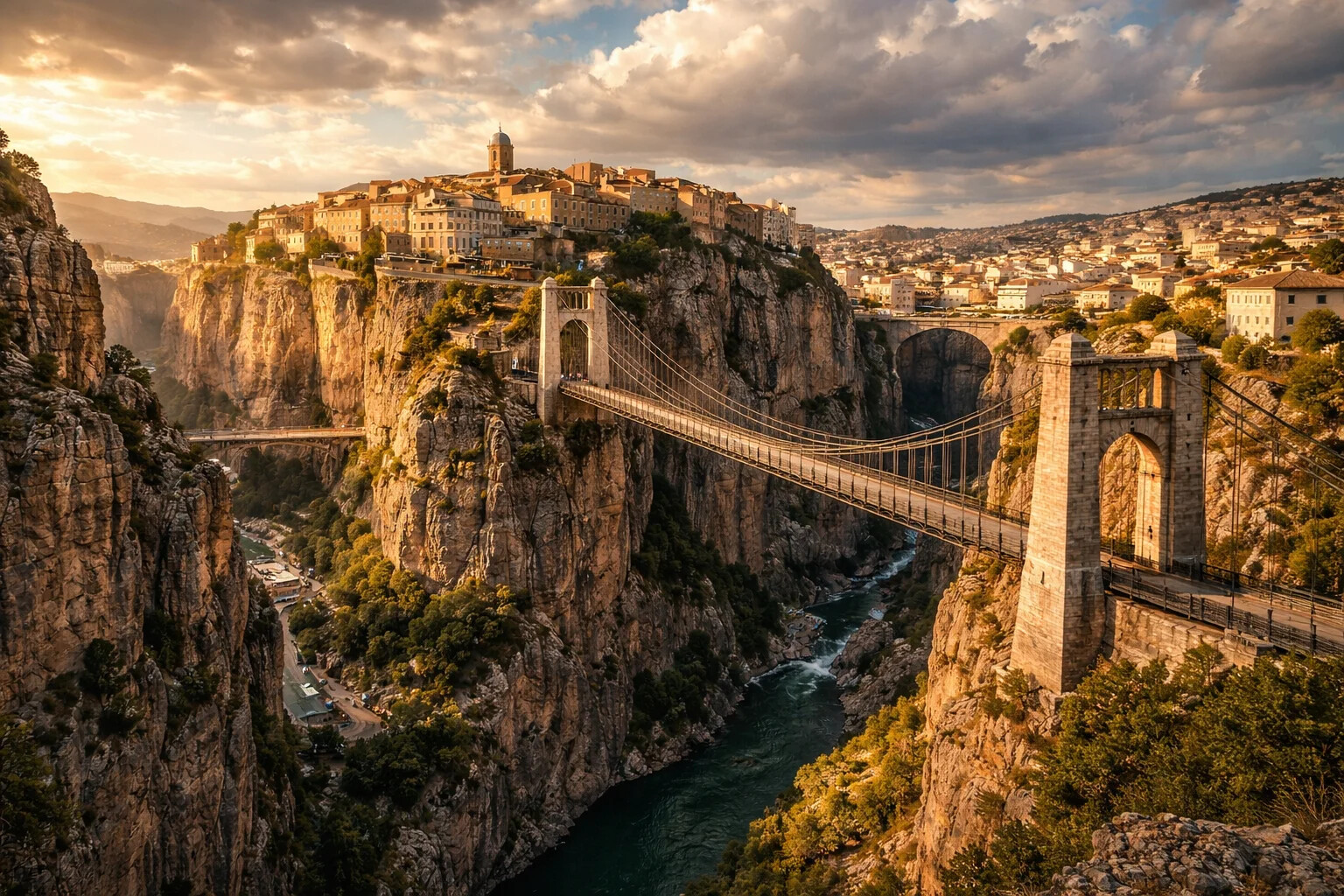 Constantine City of Bridges over Rhumel Gorge