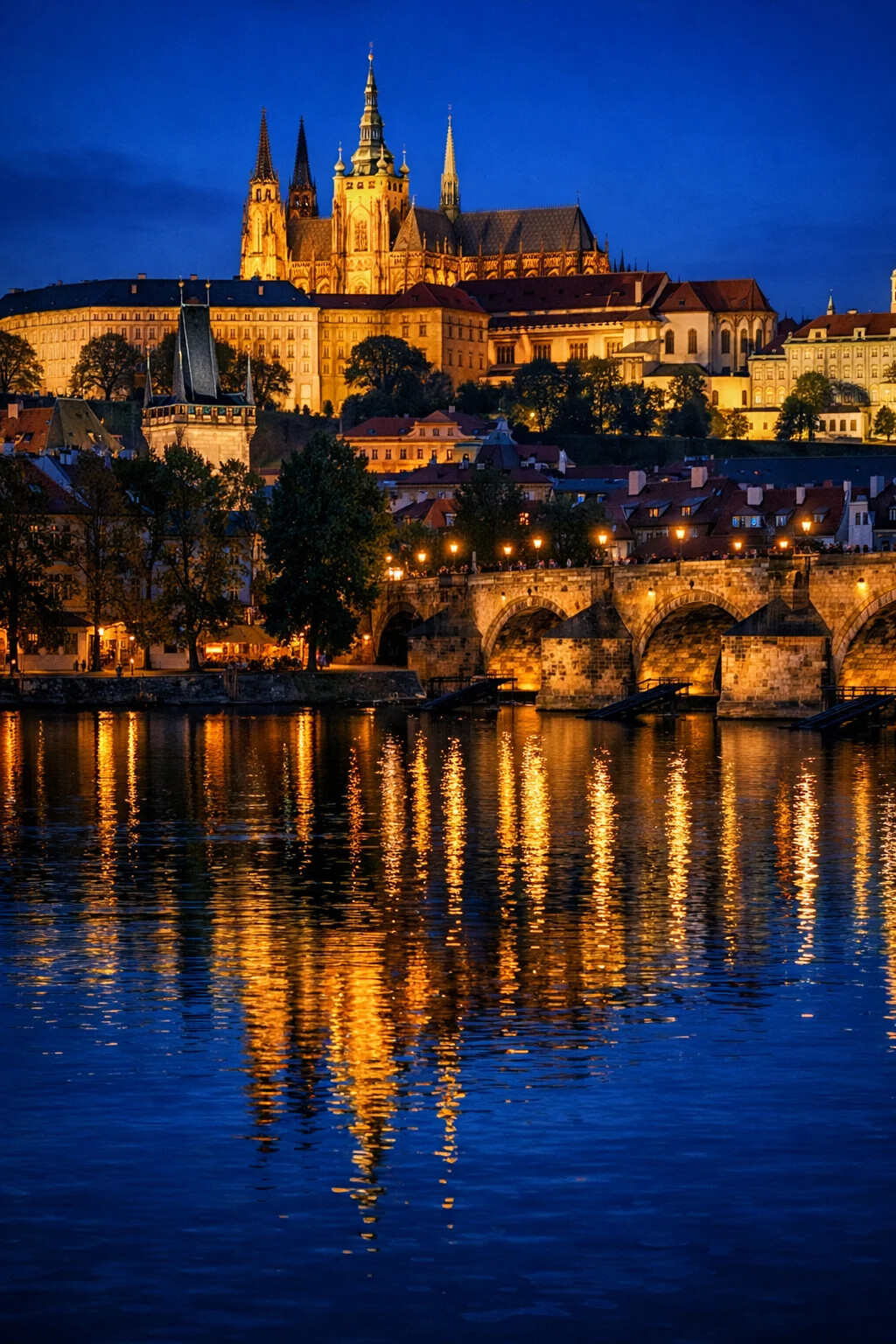 Prague Castle at Night