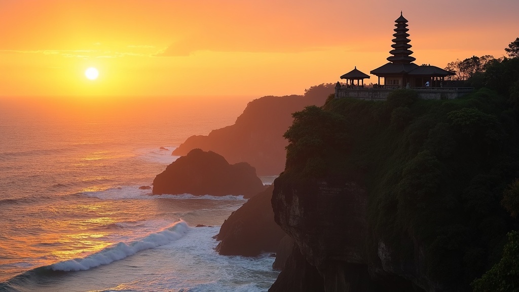 Uluwatu Temple cliff, Bali