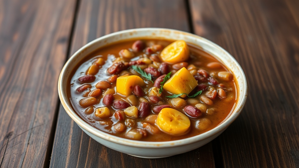 Beans with Plantains