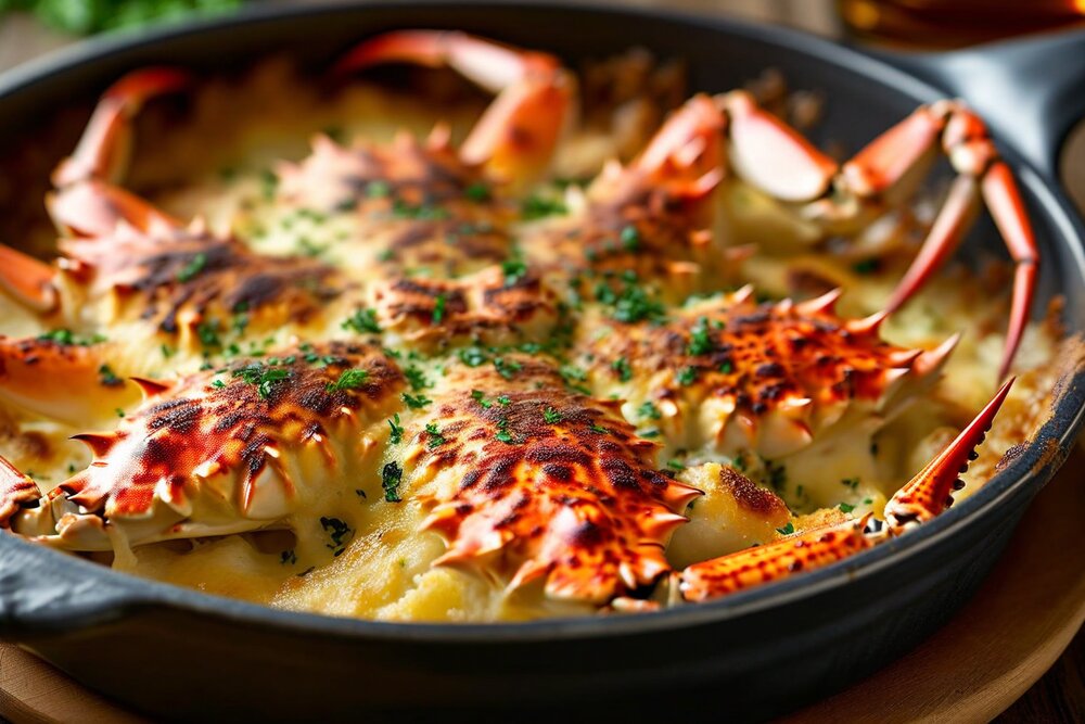 Spider Crab Gratin