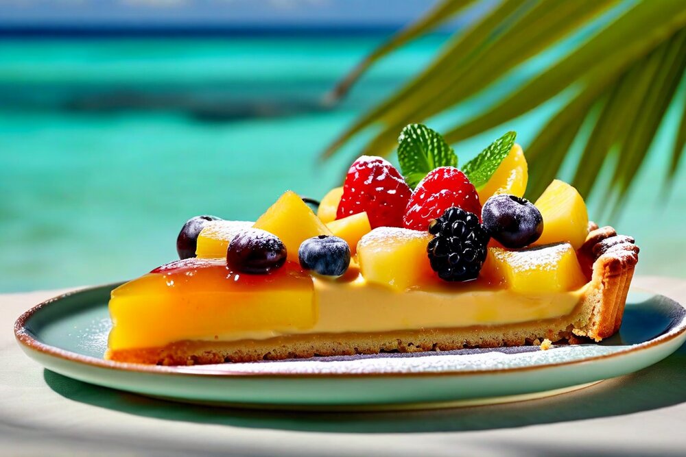 Tarte aux Fruits Tropicaux