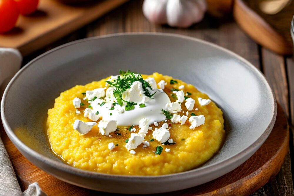 Mămăligă cu Brânză