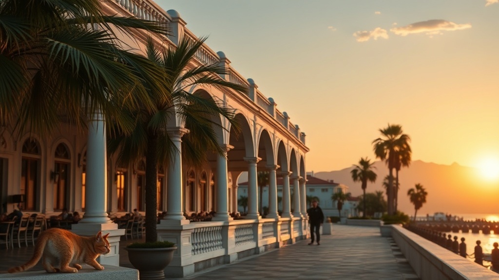 Gagra Colonnade and Gagripsh Restaurant