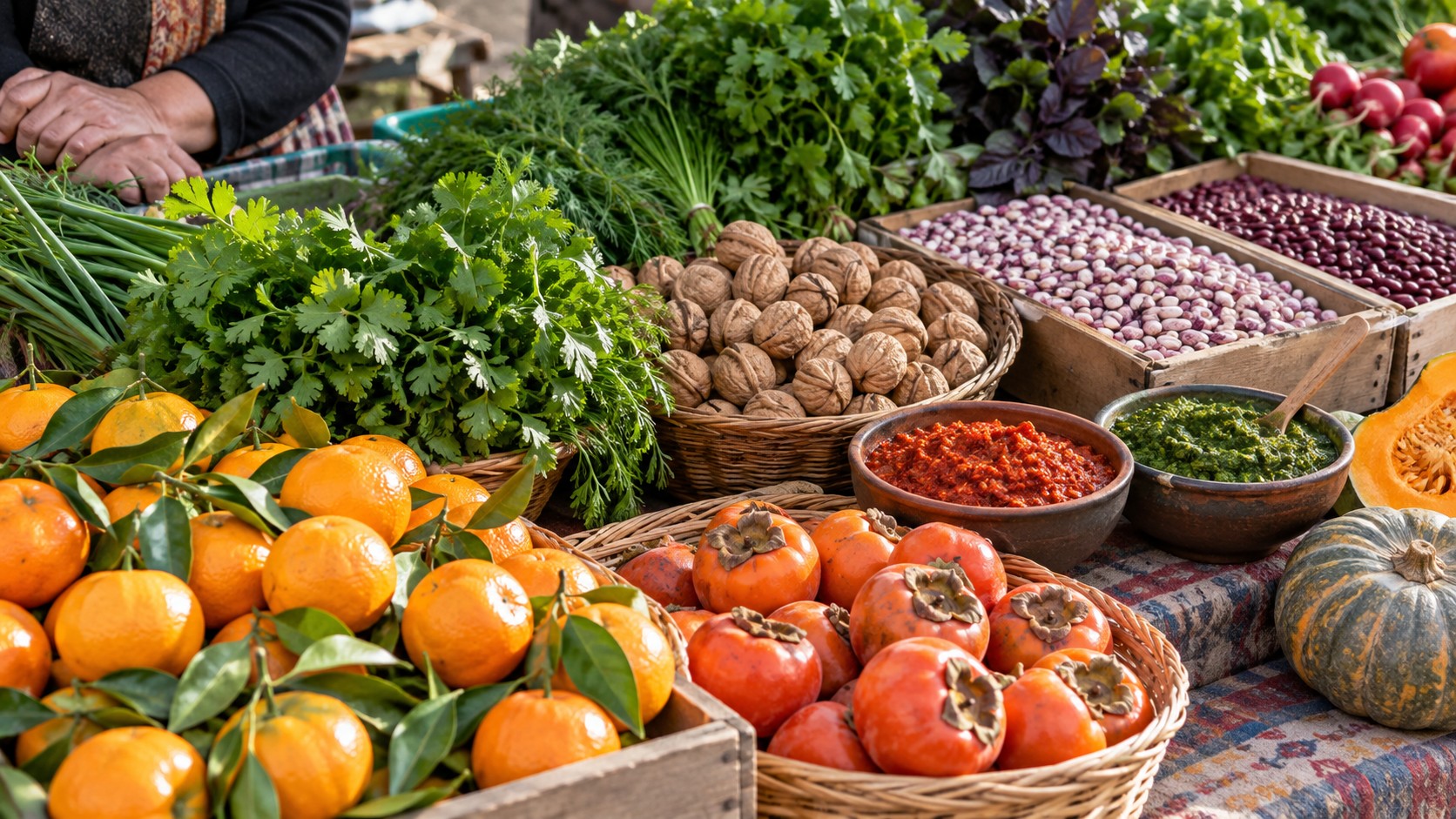 Representative illustration of a market in Sukhumi