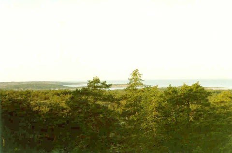 Krajina severních Åland u Gety — historický snímek