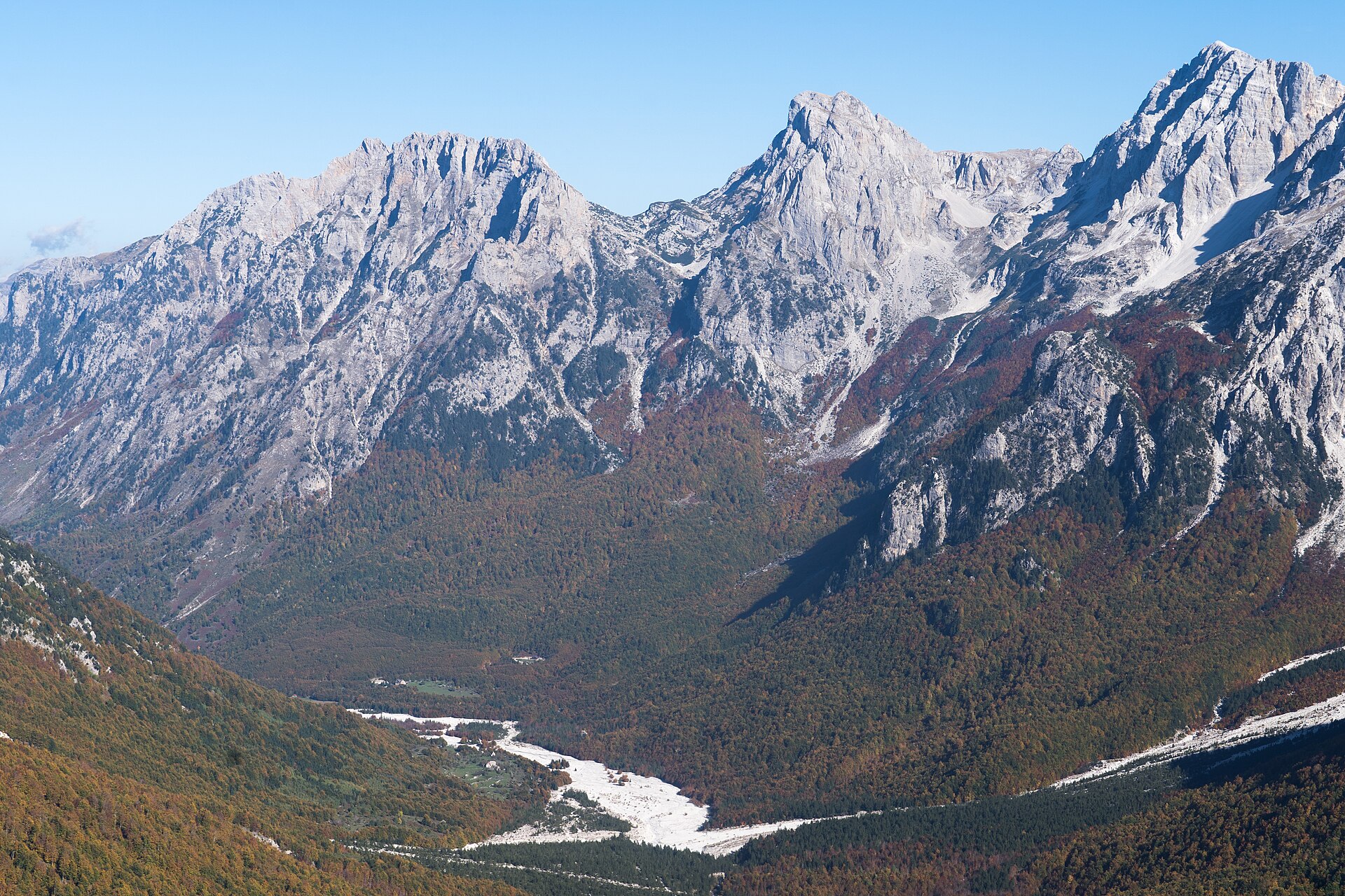 Údolí Valbona · říjen 2024