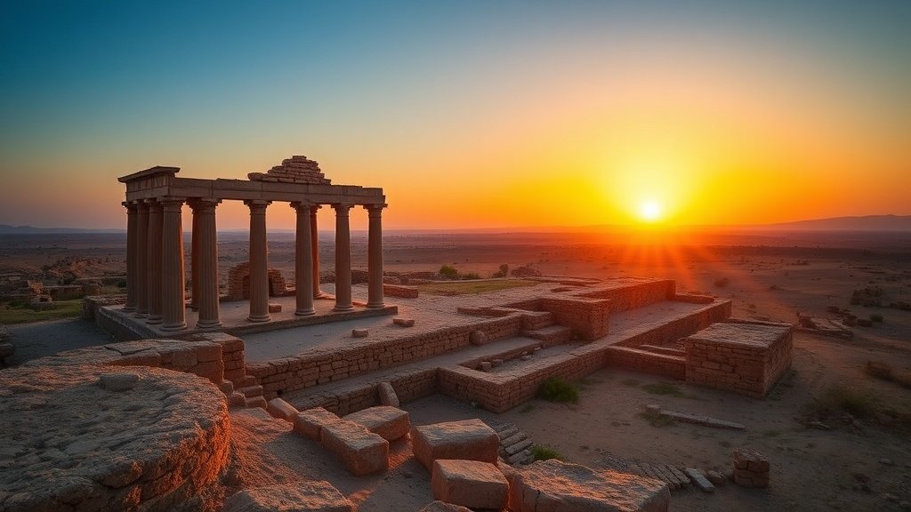 Roman ruins in Algeria