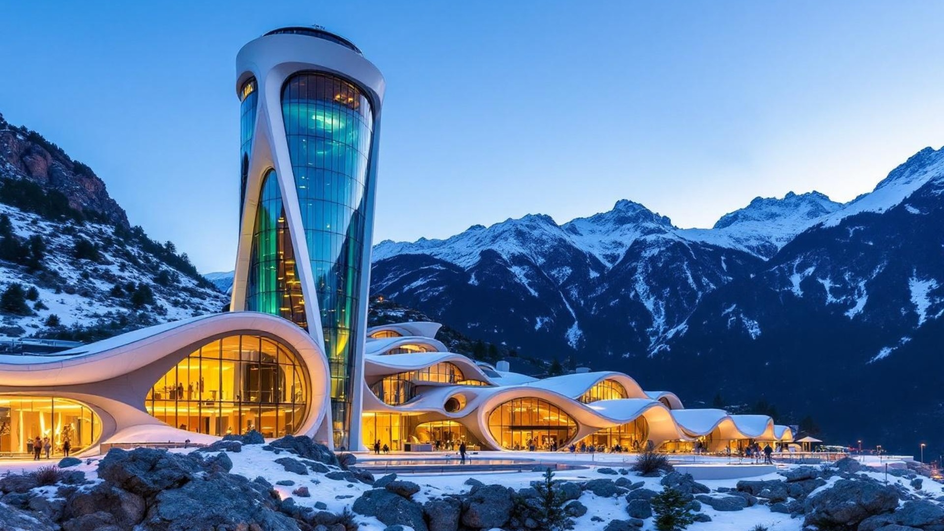 Caldea thermal spa complex