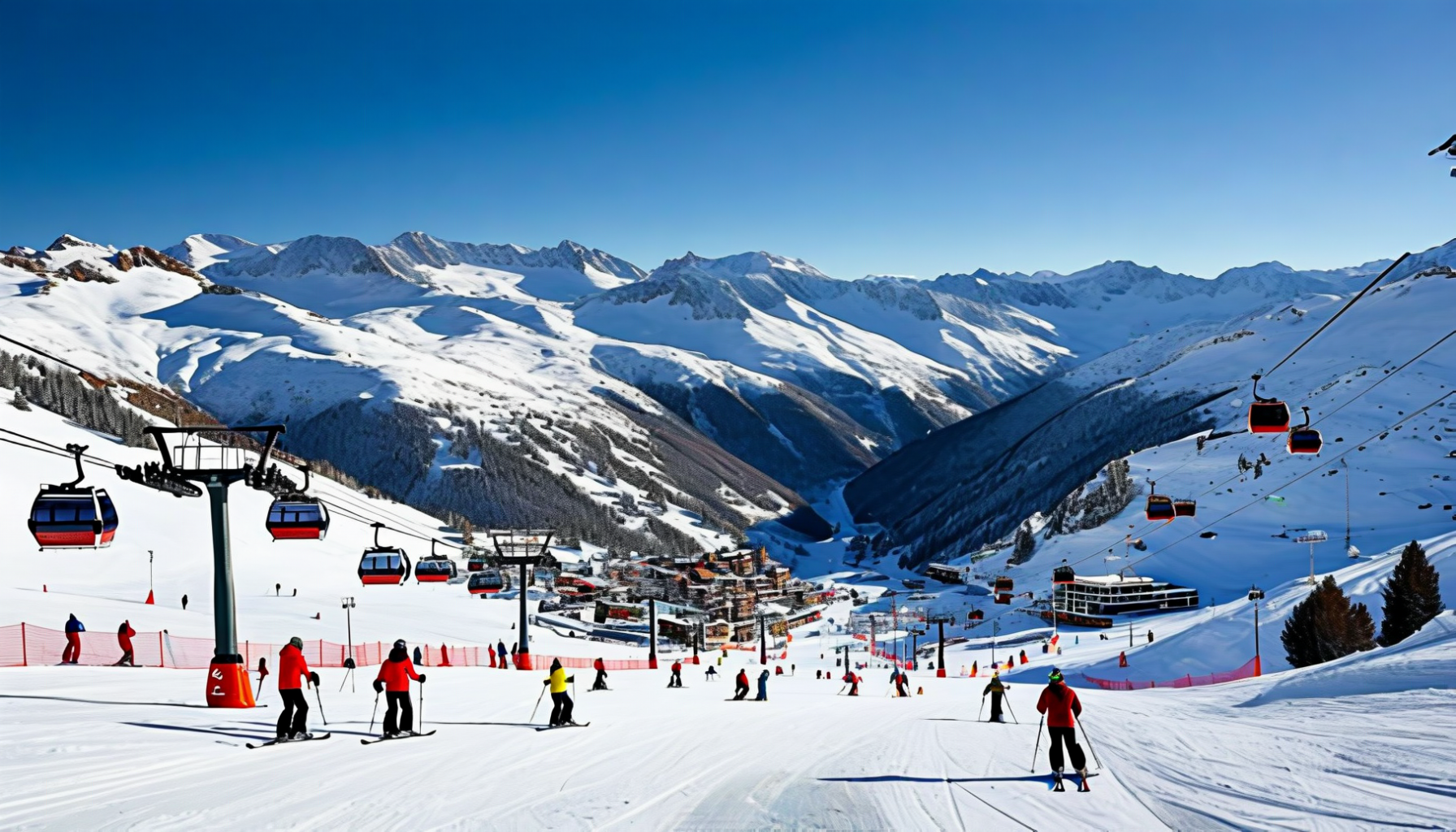 Grandvalira ski slopes panorama