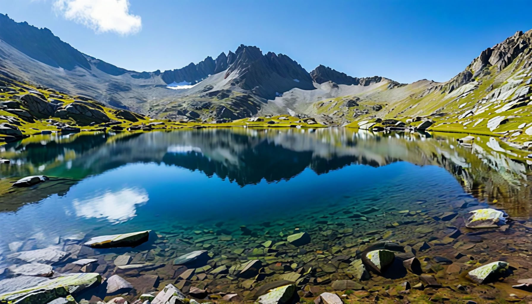 Tristaina Lakes hiking trail