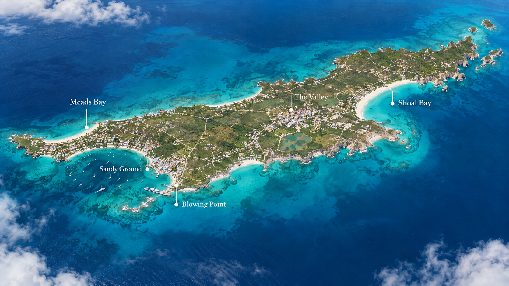 Map of Anguilla