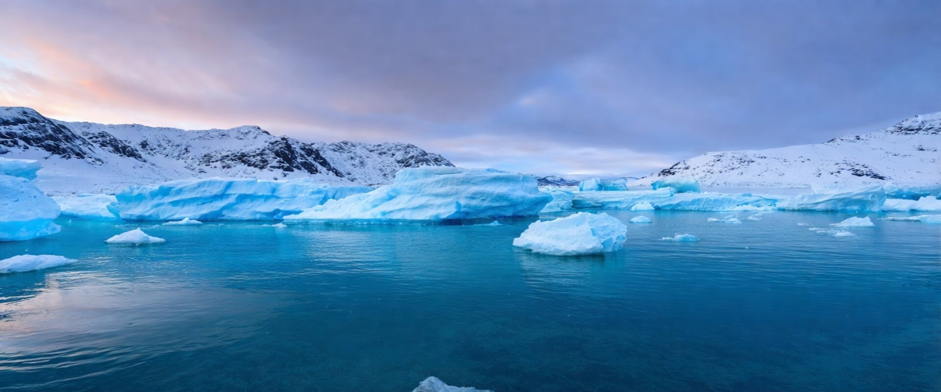 Antarctic ice and open water