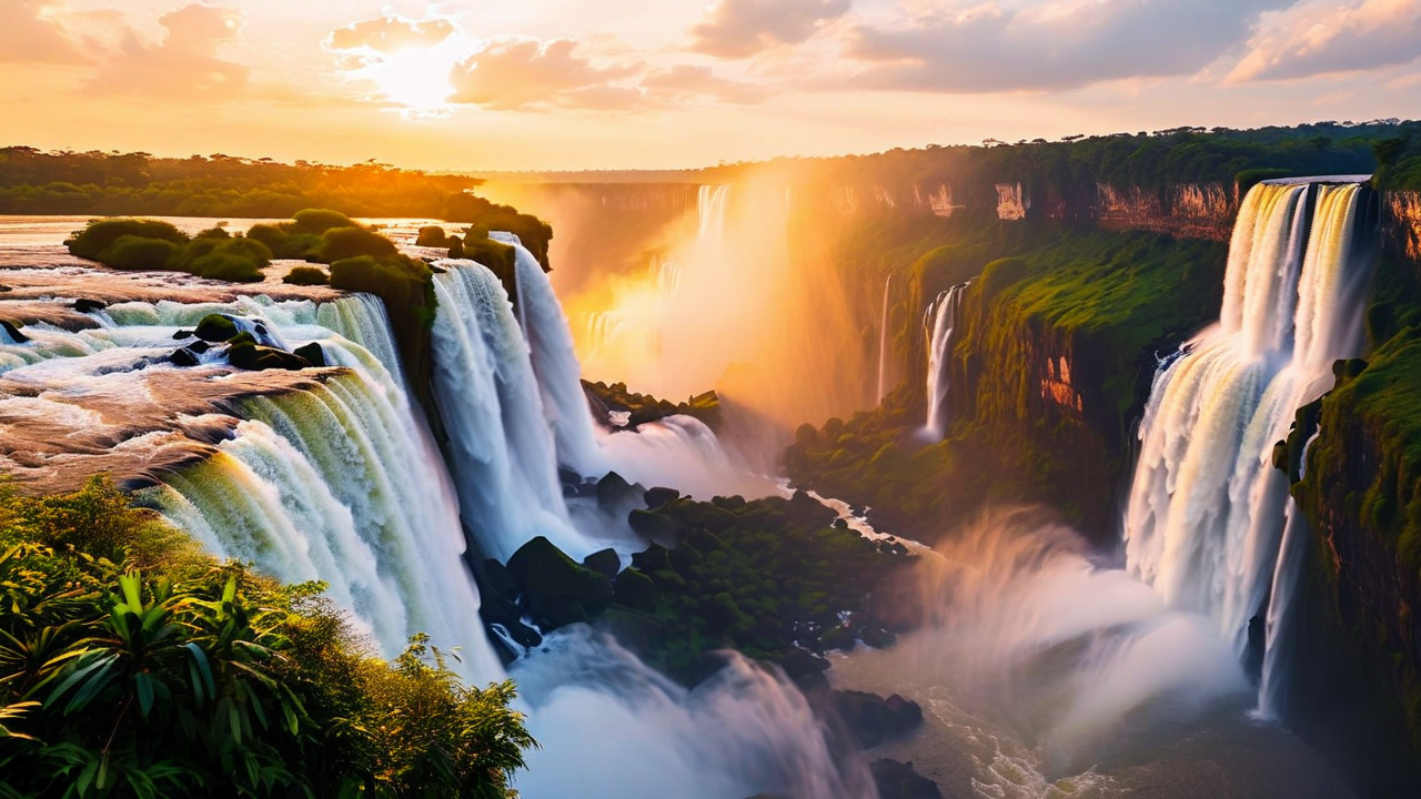 Devil's Throat waterfall at Iguazú