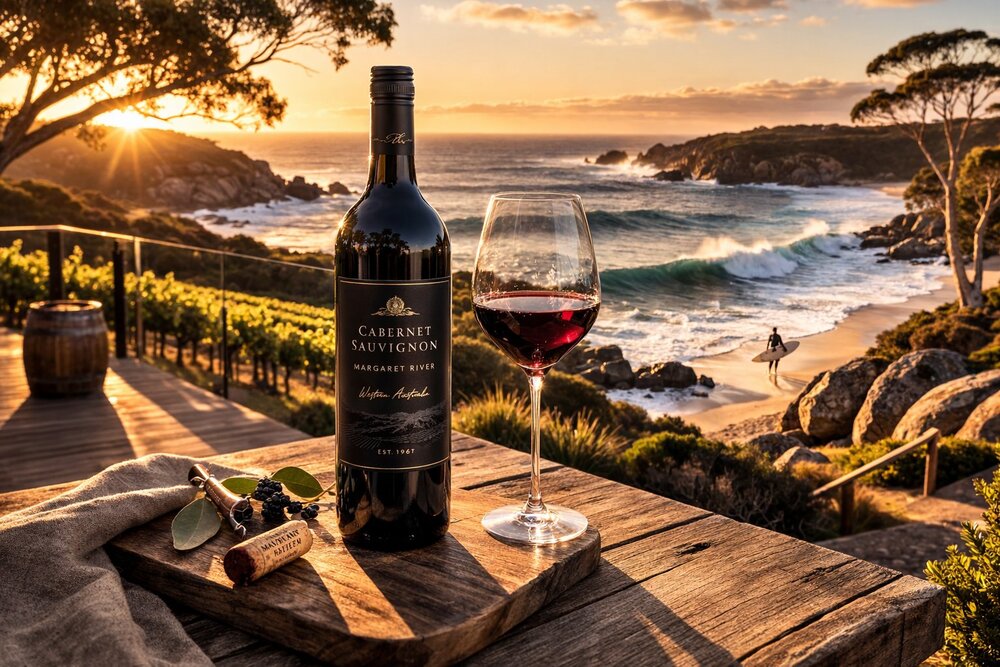Margaret River Cabernet with Indian Ocean surf