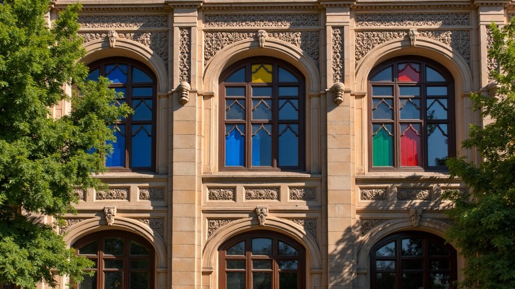 Palace of Sheki Khans shebeke windows