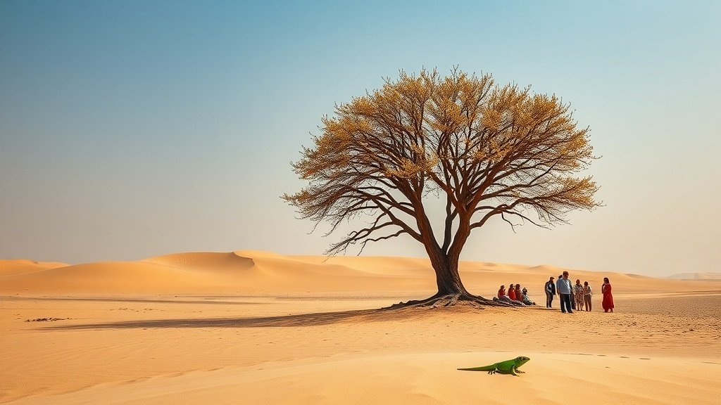 Tree of Life in Bahrain desert