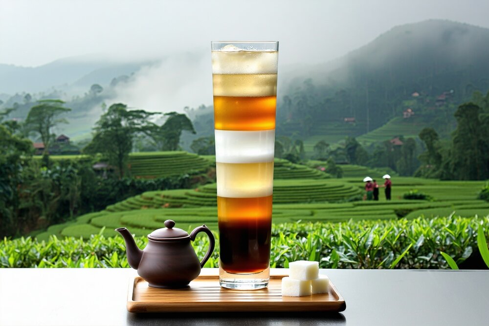 Seven-layer tea of Srimangal with Sylhet tea gardens