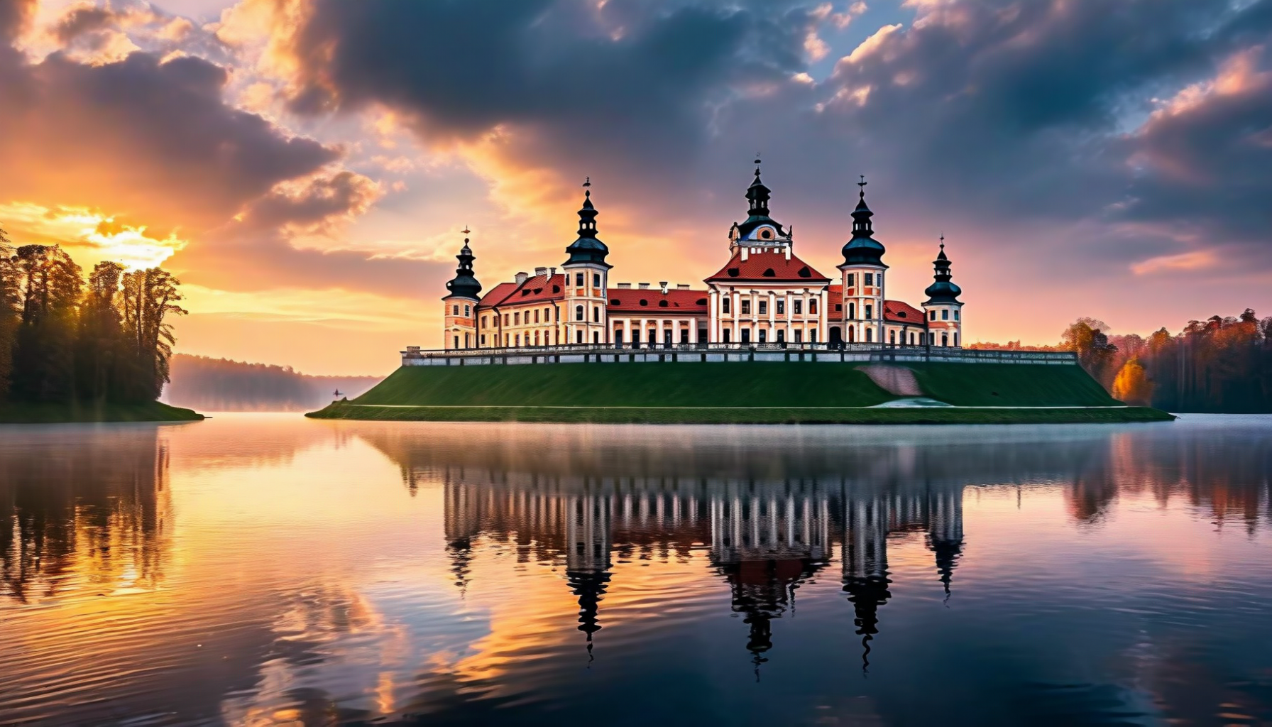 Nesvizh Castle baroque palace Belarus UNESCO