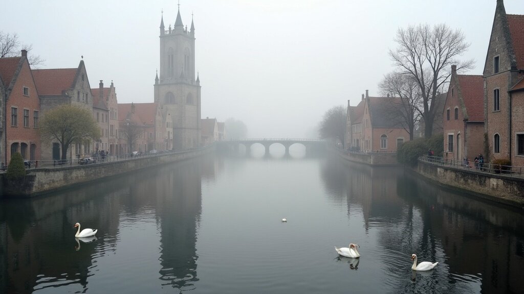 Bruges canal view