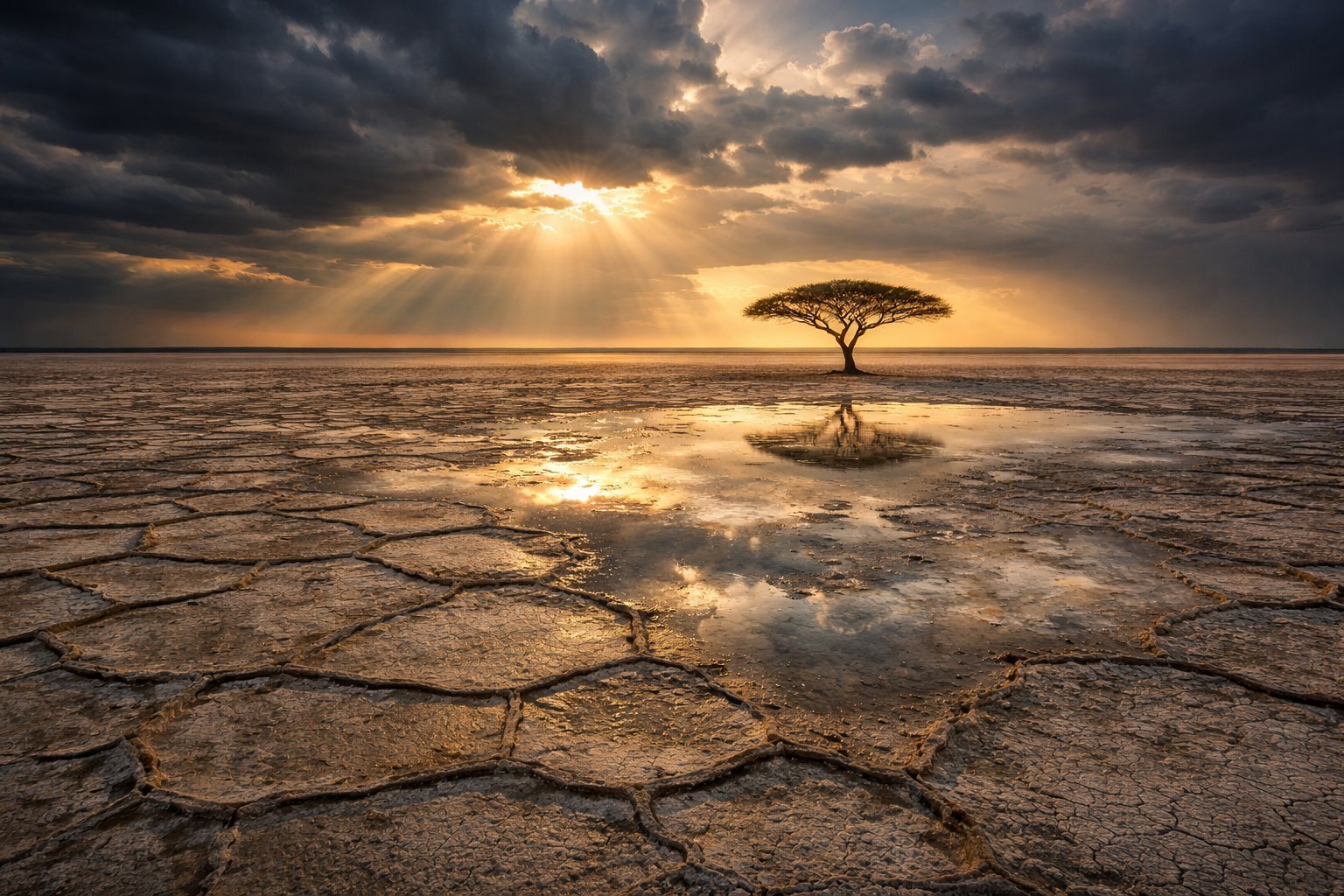 Makgadikgadi Pans salt flats