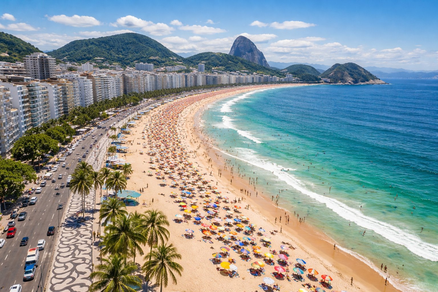Copacabana and its wave-pattern promenade