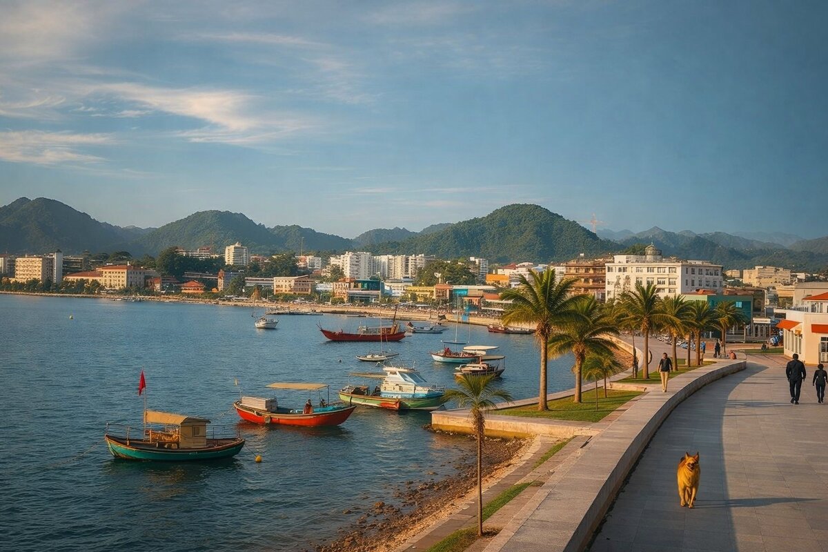 The Bujumbura waterfront