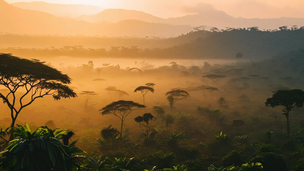 Lake Ritsa from the wooden dock