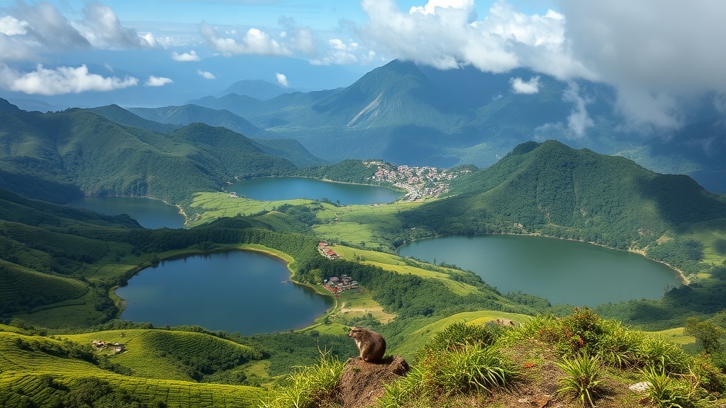 Cameroon Western Highlands landscape