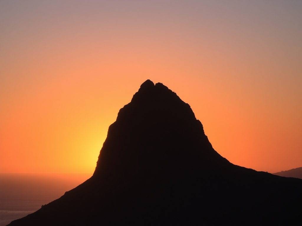 Monte Hacho at Sunrise