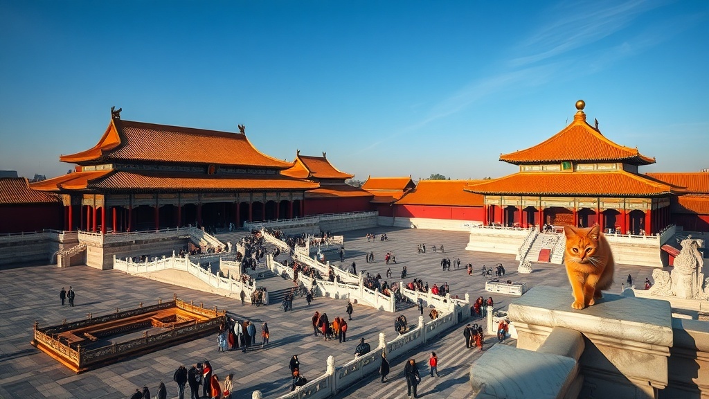 Forbidden City Beijing golden roofs