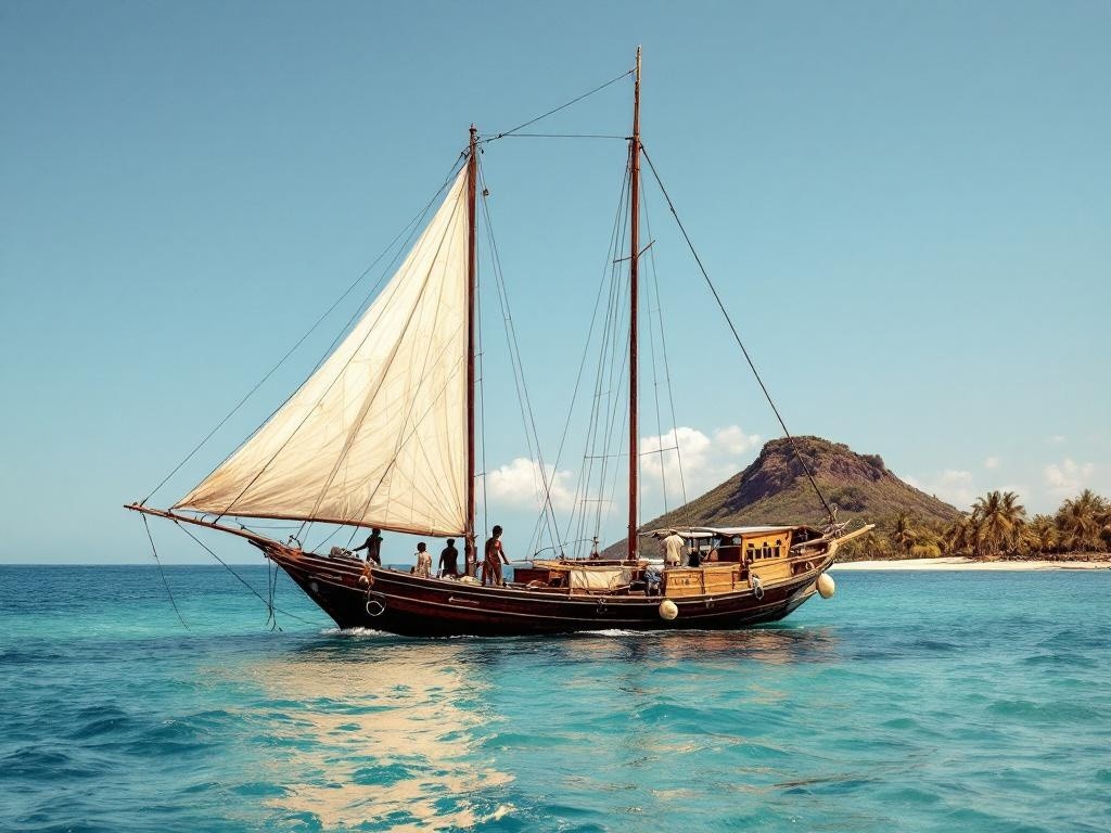 Traditional Comorian dhow