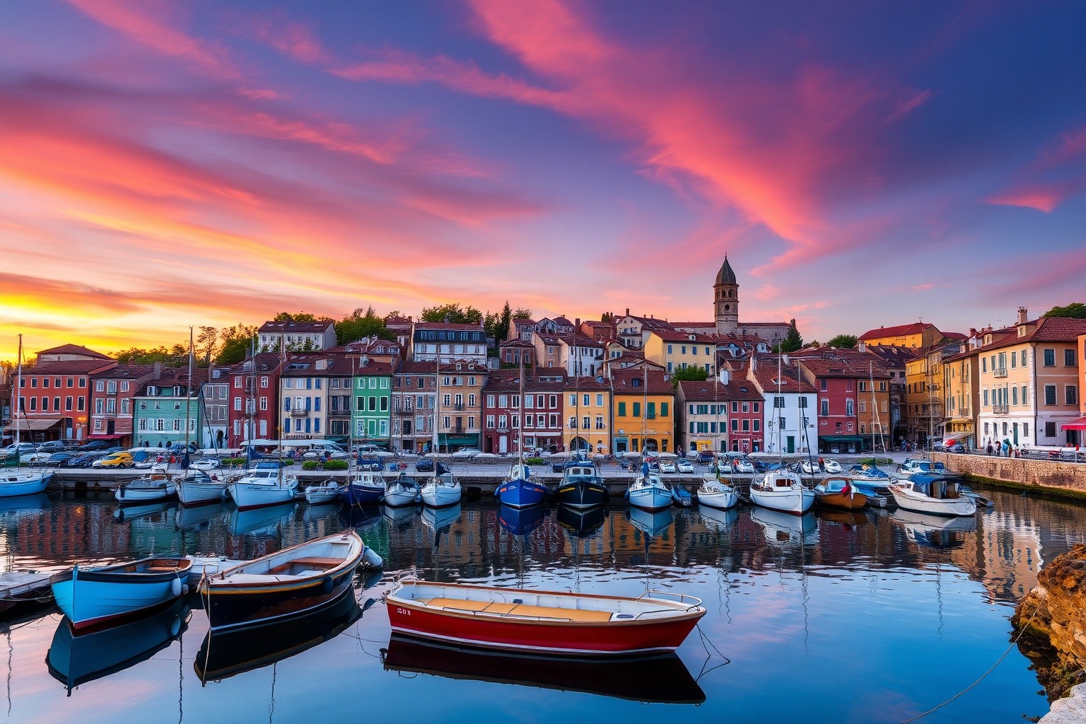 Rovinj harbor Istria
