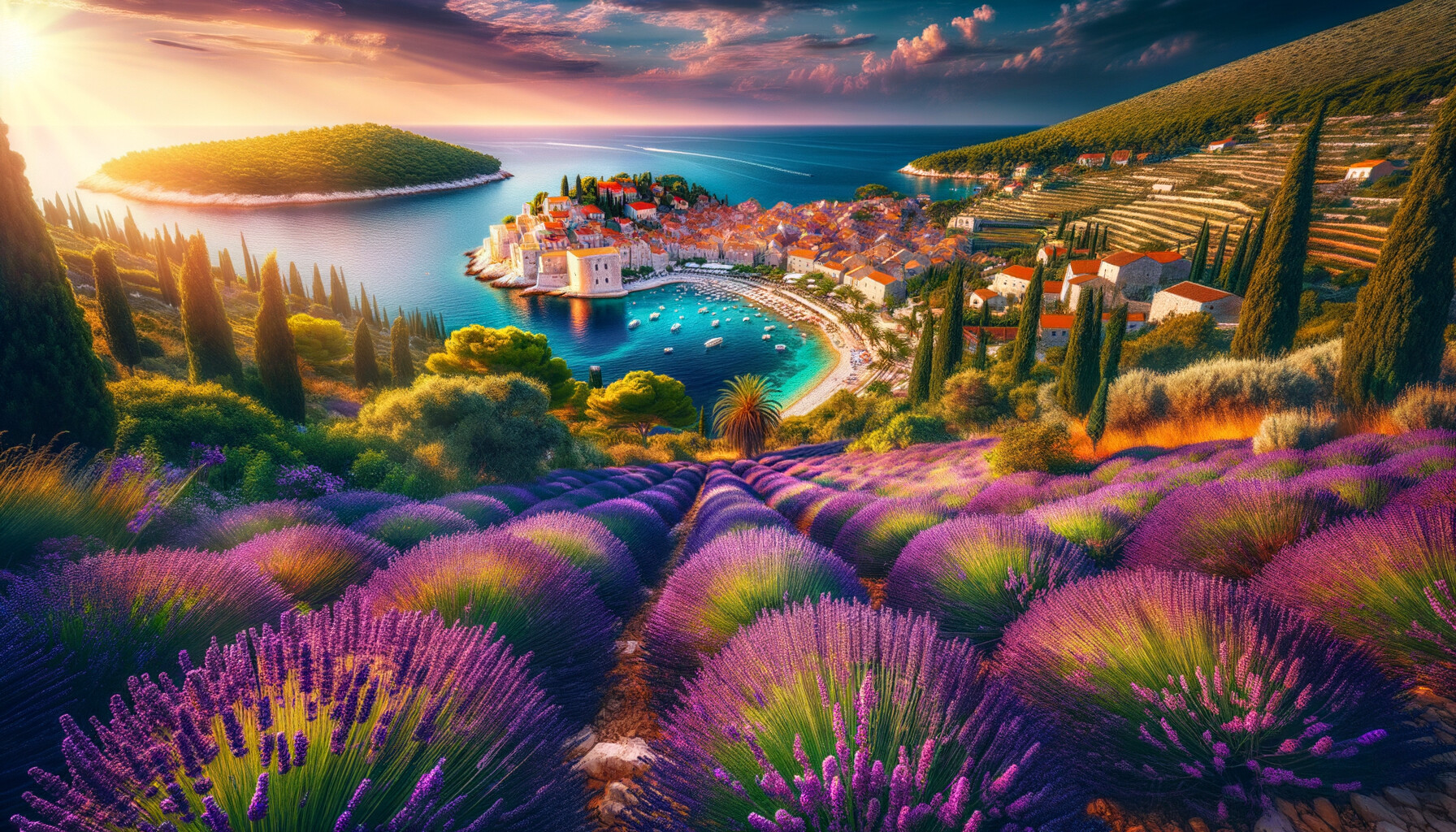 Hvar lavender fields