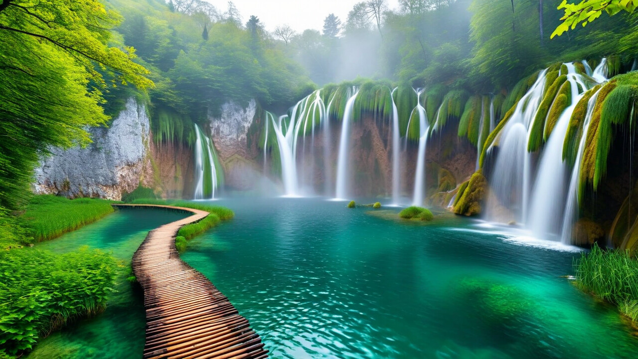 Plitvice waterfall