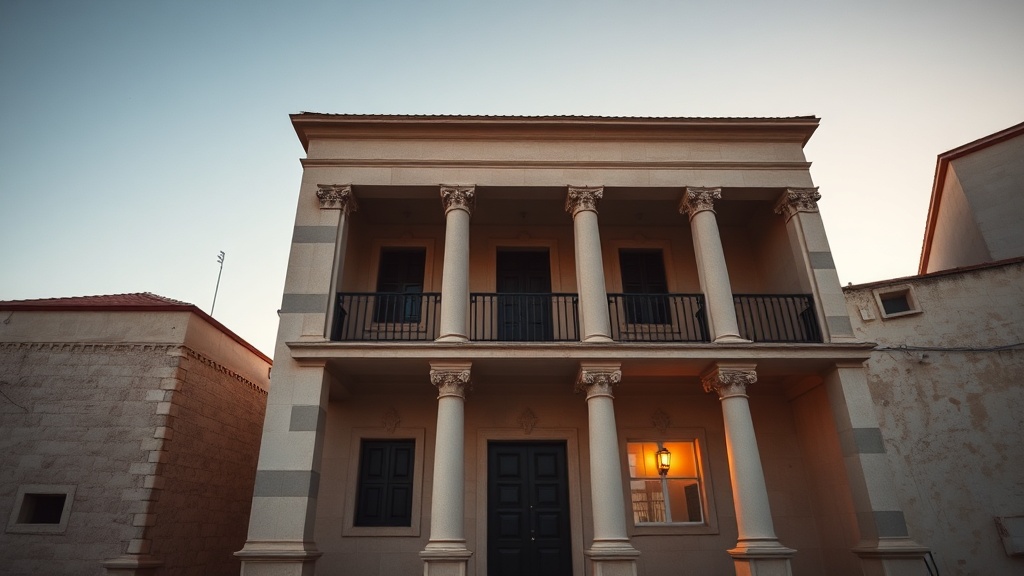New Athos Monastery Interior with golden iconostasis