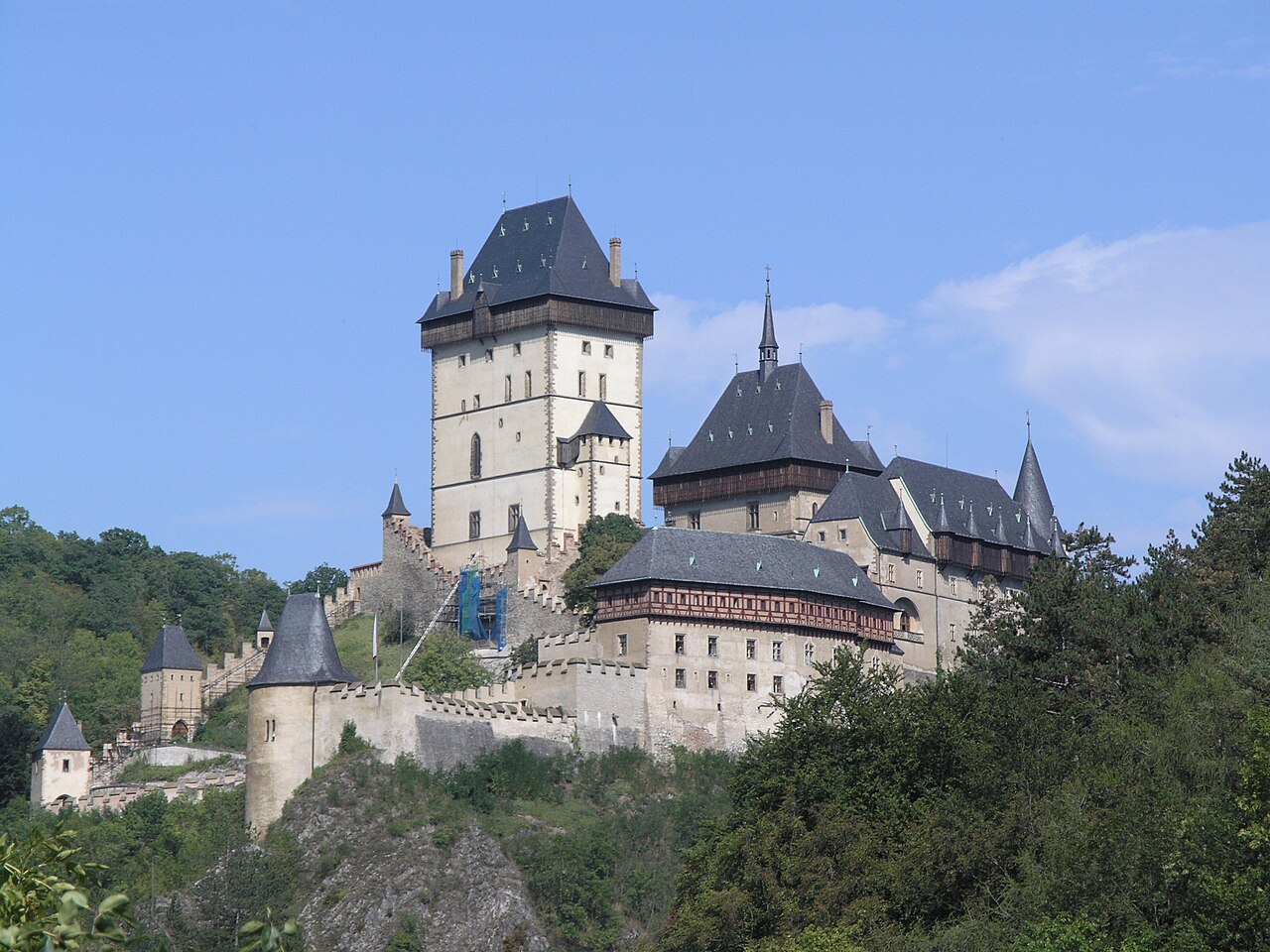 Hrad Karlštejn.
