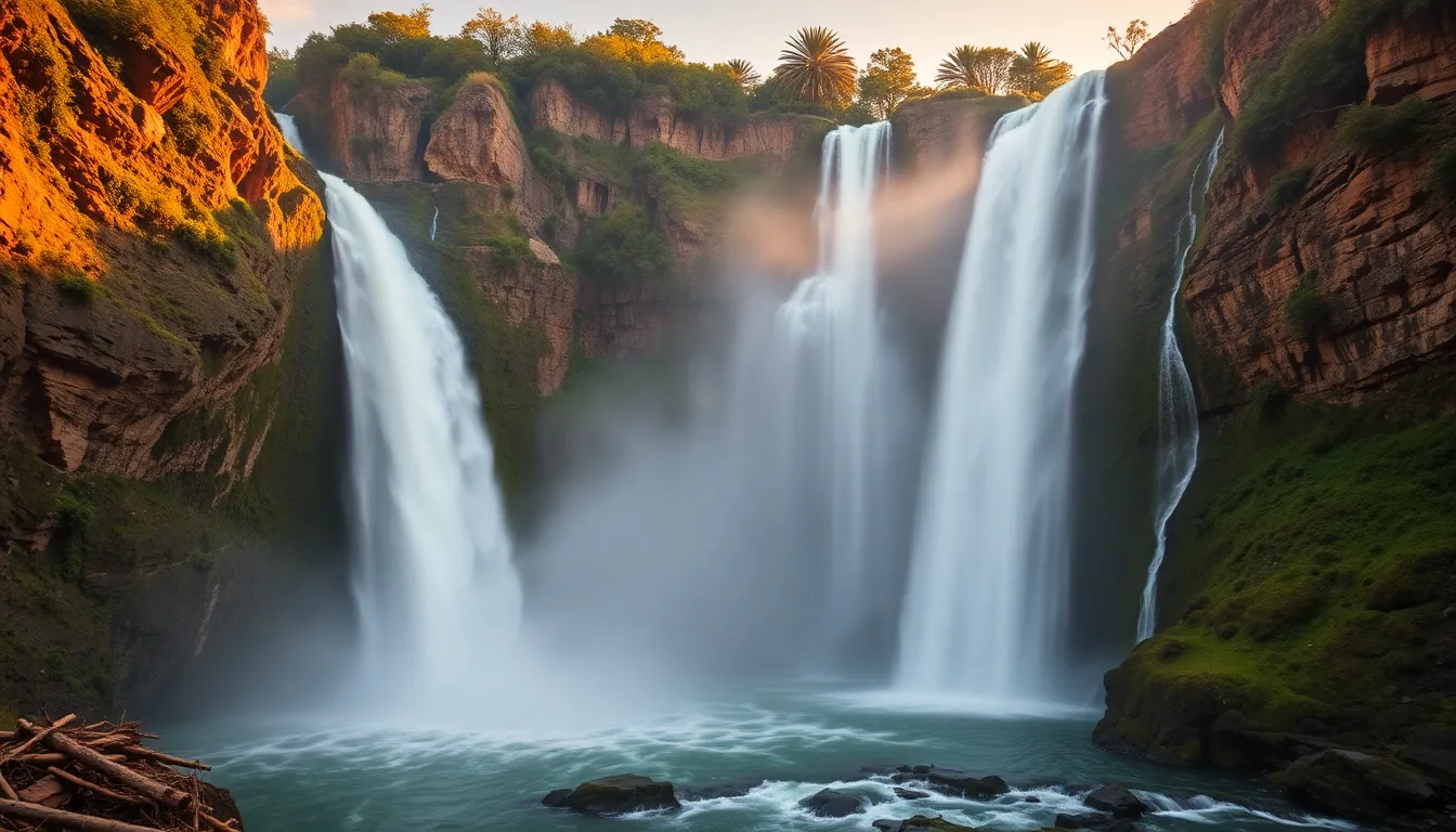 Trafalgar Falls Twin Cascades