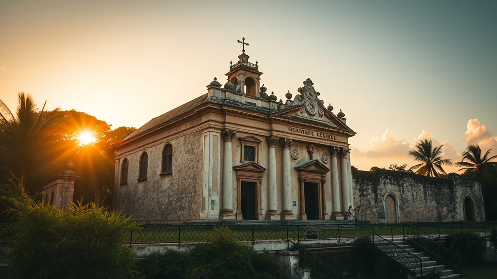 Pitsunda Cathedral and Pine Forest