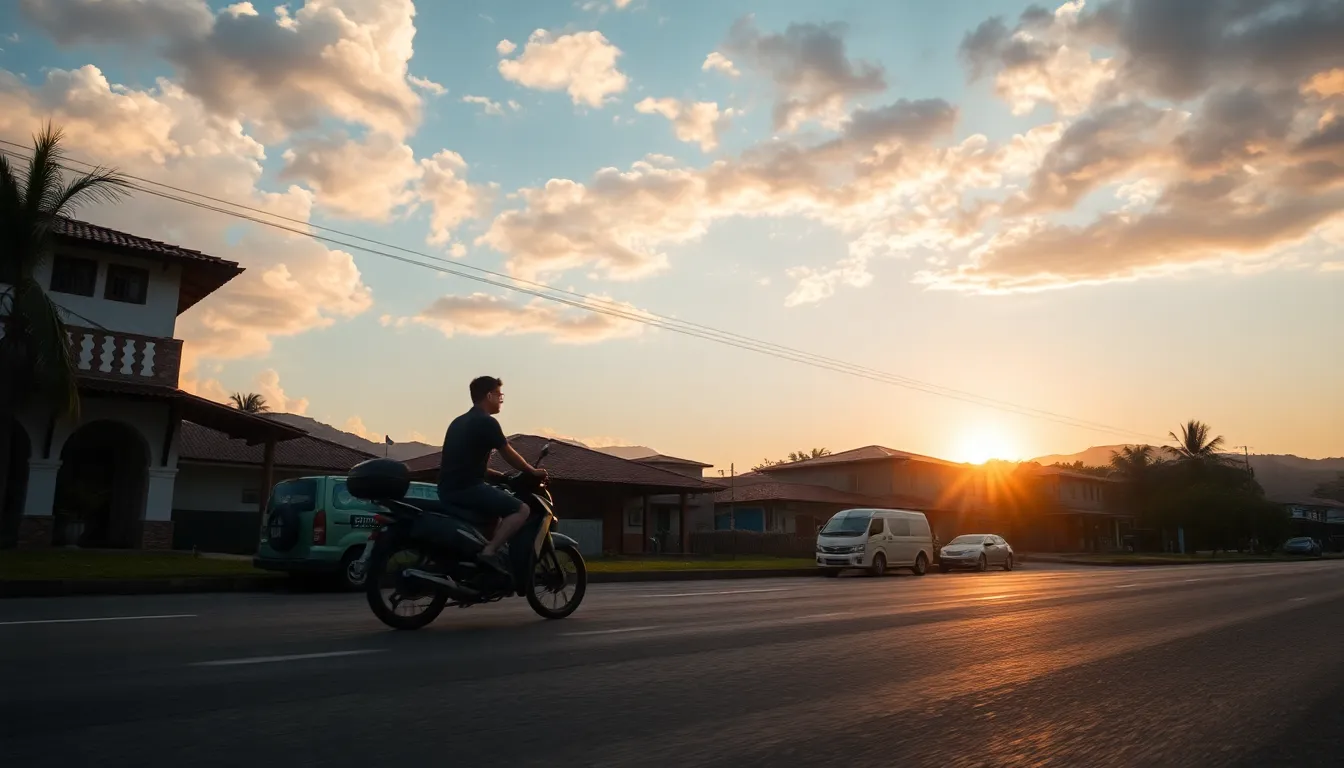 Gagra Colonnade with Tourists