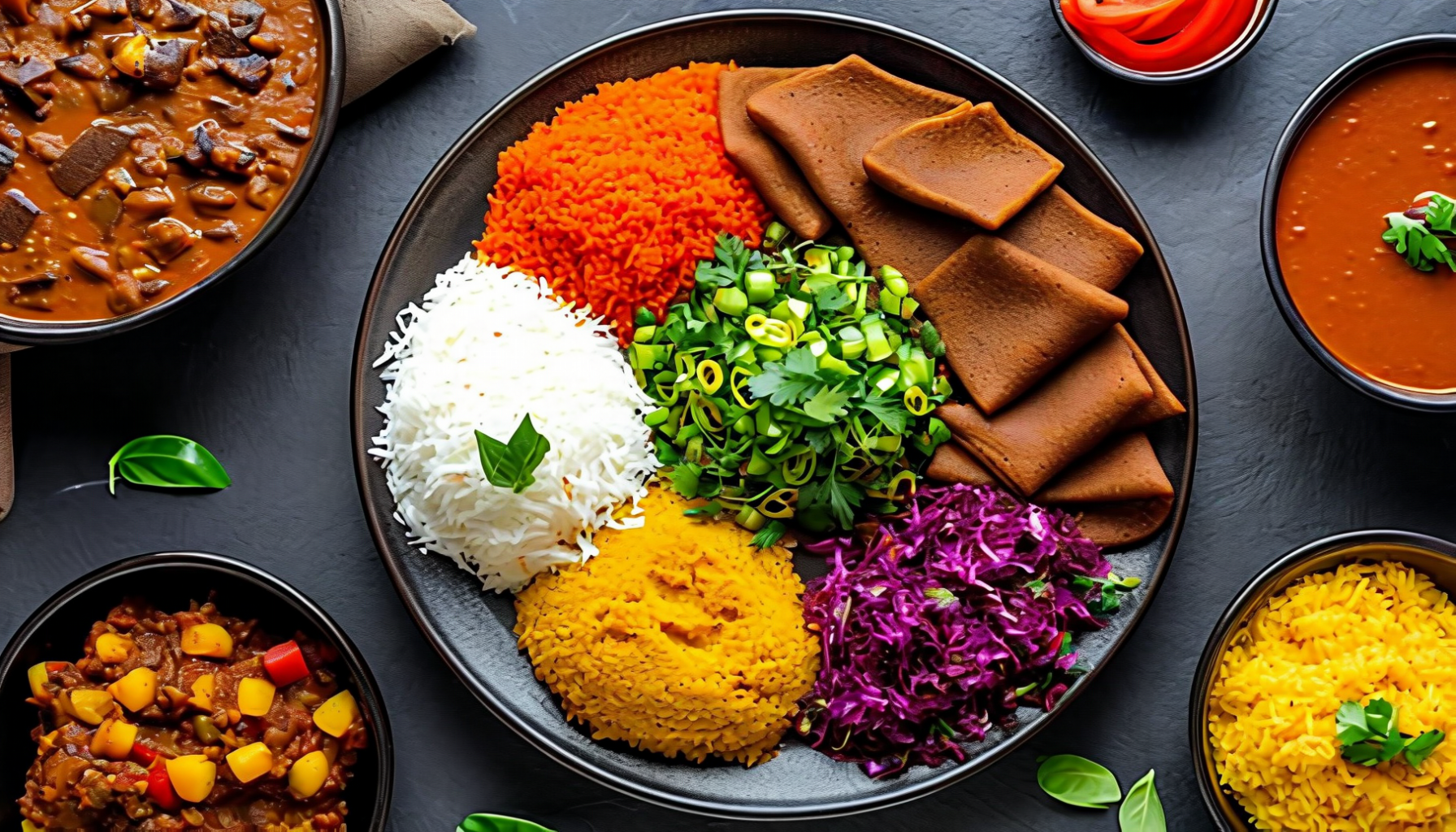 Injera platter