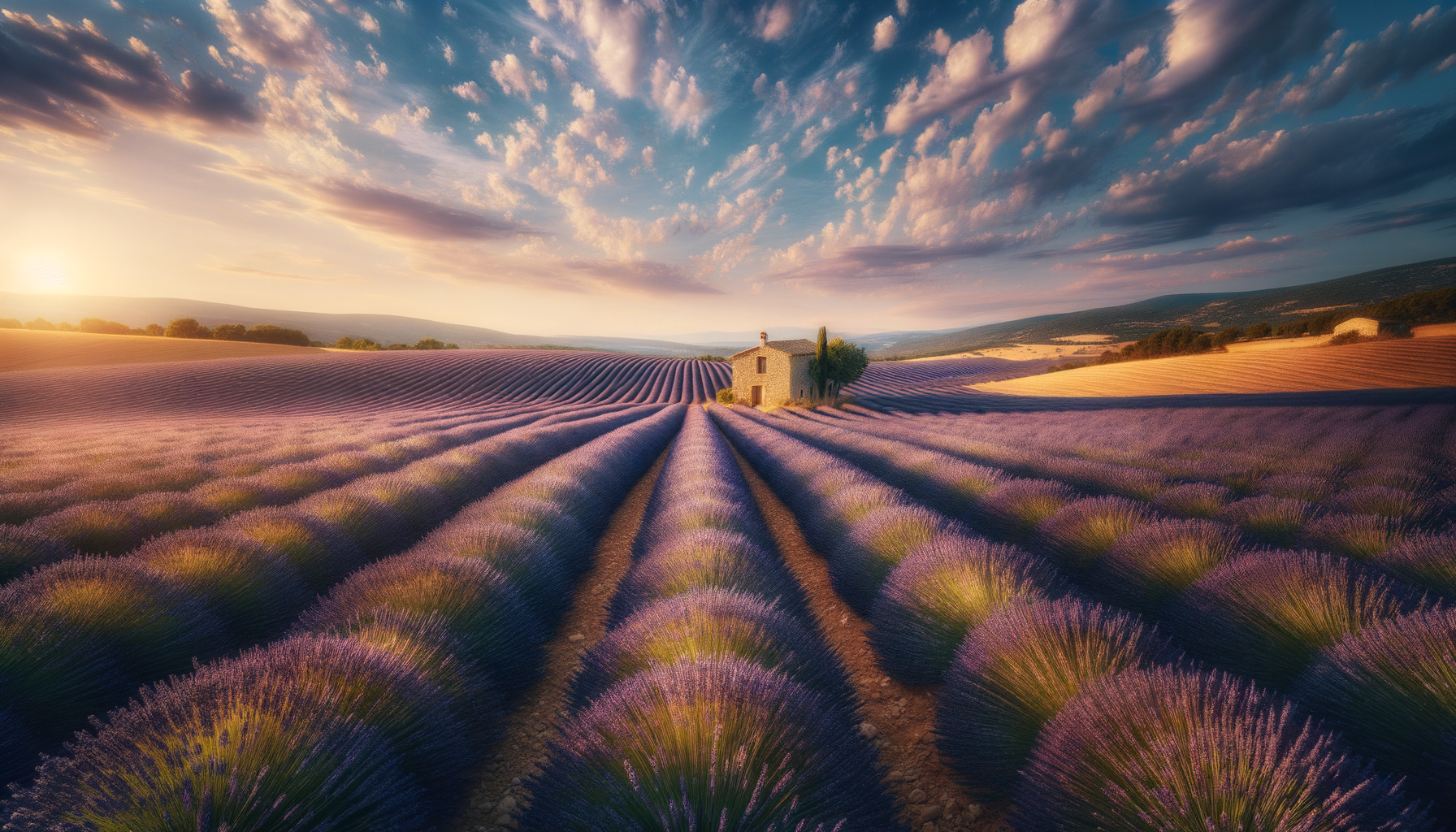 Lavender fields in Provence, France