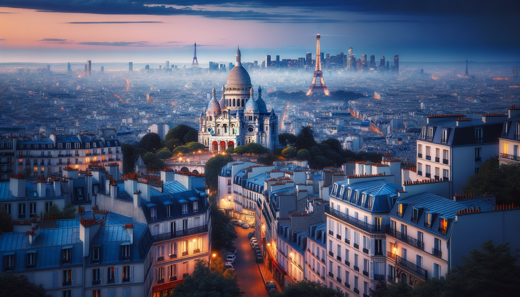 Paris skyline