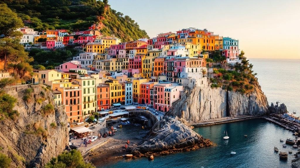Cinque Terre colorful village