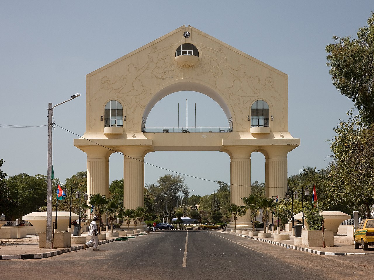 Arch 22 gateway monument in Banjul