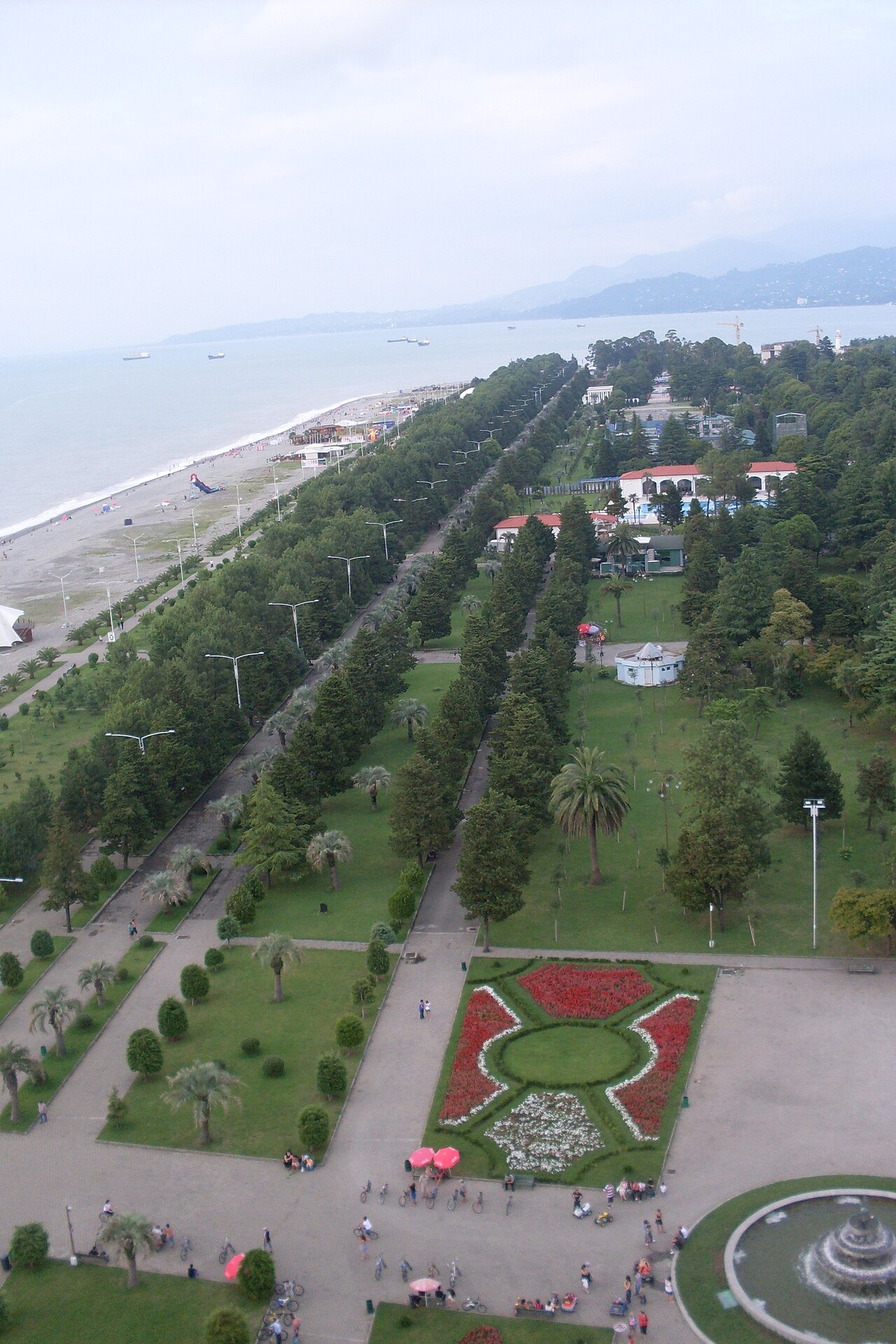 Modern Batumi skyline on the Black Sea coast of Georgia