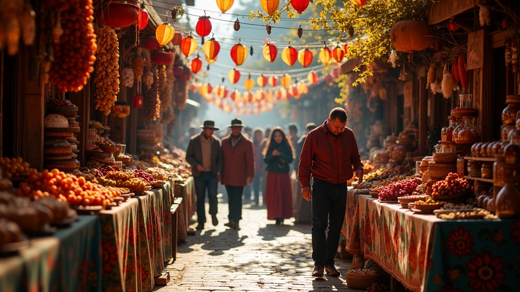 Tbilisoba autumn festival celebrations in Tbilisi with traditional dancing