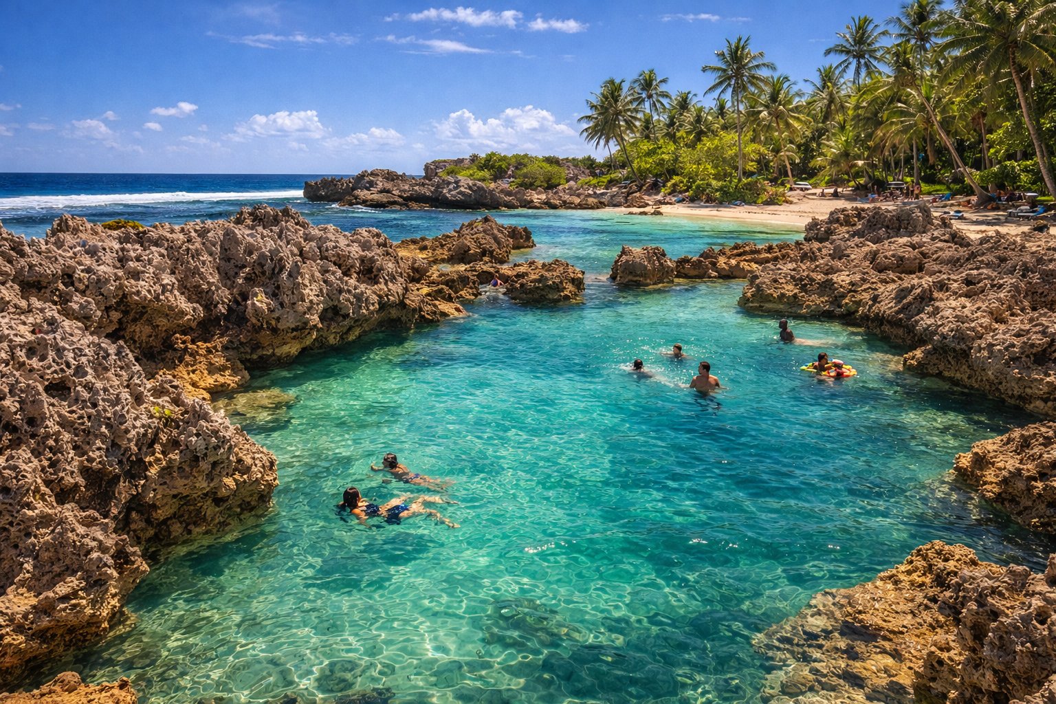 Inarajan Natural Pools in southern Guam