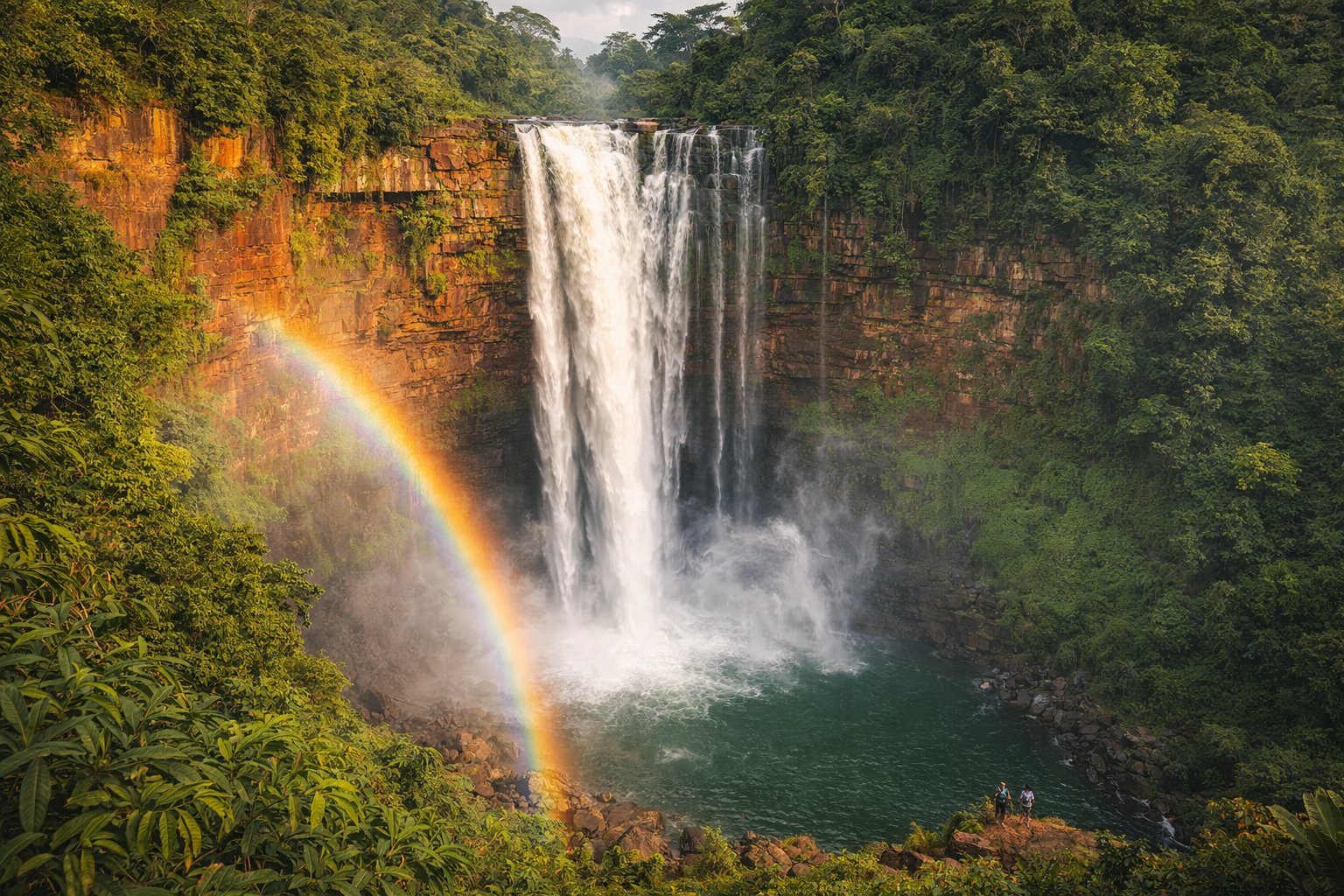 Waterfalls in Guinea