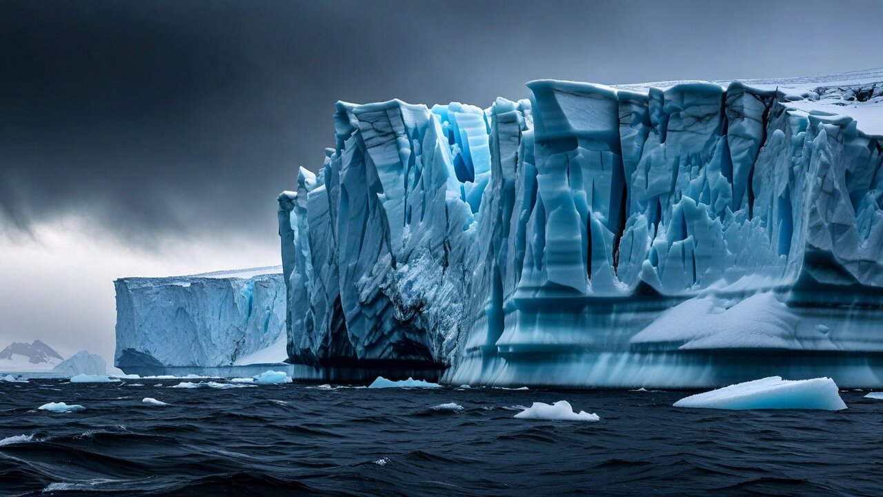 Glaciers on Heard Island